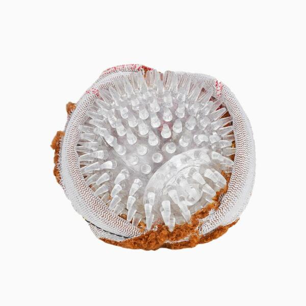 Hugsmart - Super Ball Food Party Spaghetti Meatball Dog Toy