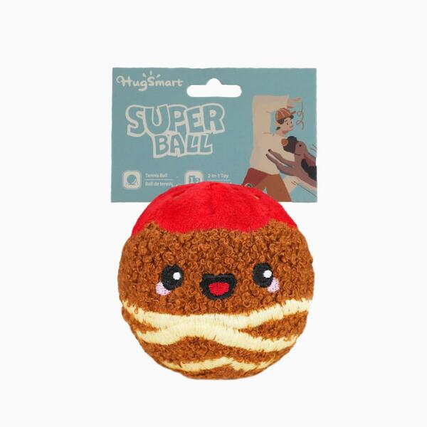 Hugsmart - Super Ball Food Party Spaghetti Meatball Dog Toy