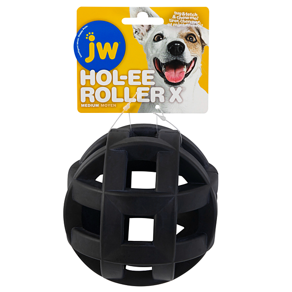 JW Pets, Hol-ee Roller X Dog Toy, MEDIUM, 12CM (5in)