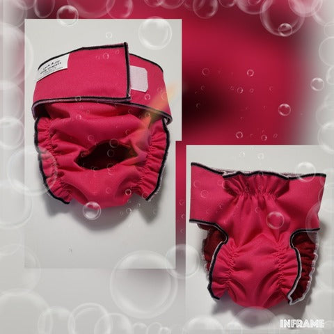 Jack and Jill Diapers - Female Dog Diaper - PINK - XLARGE - 95-120lbs