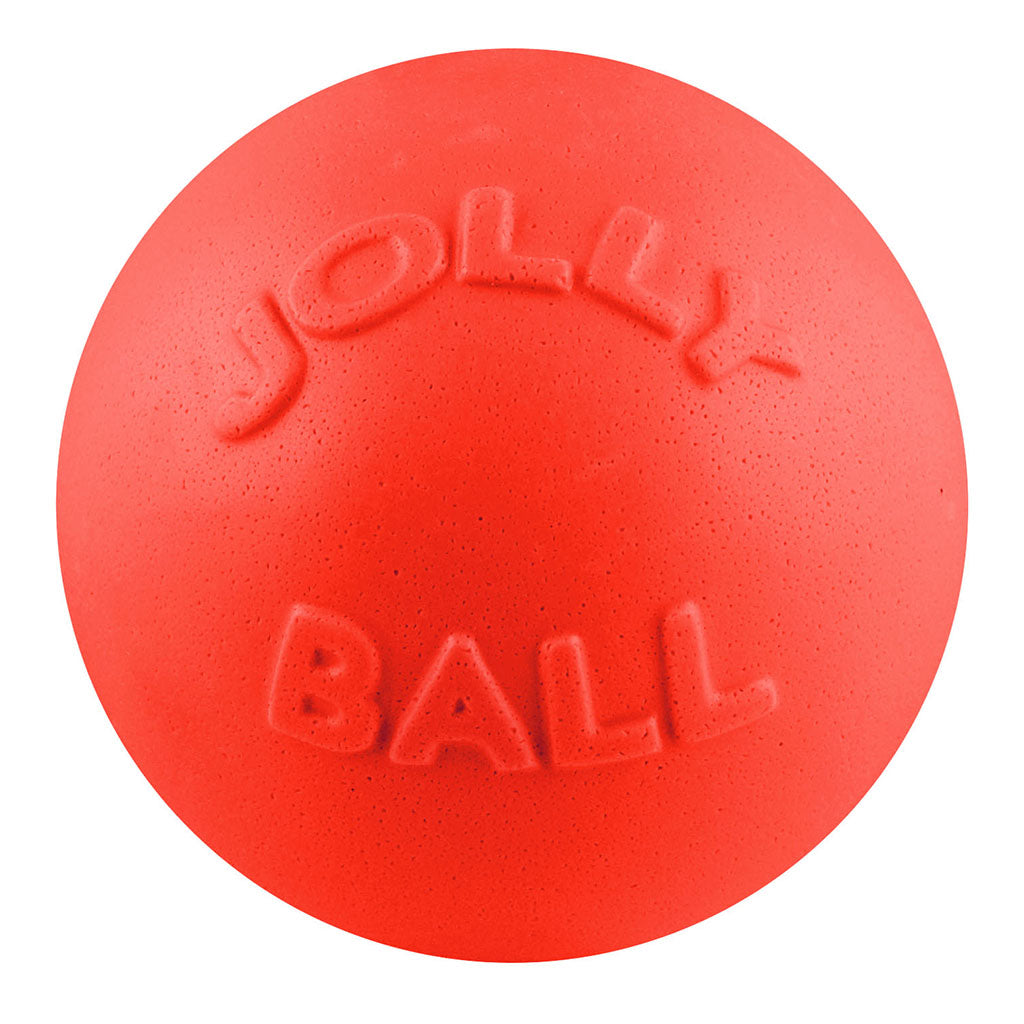 *S.O. - Call for Estimated Arrival* Jolly Pets - Bounce N Play Ball Dog Toy - ORANGE - 20CM (8in)