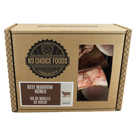 K9 Choice - Frozen BEEF MARROW BONES Dog Chew - 7.6-10CM