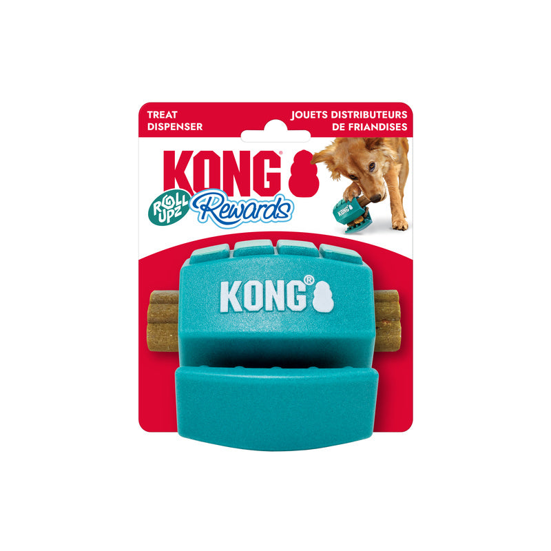 KONG - Rewards Roll Upz Ball Dog Toy - MEDIUM - 6.9CM (2.75in)
