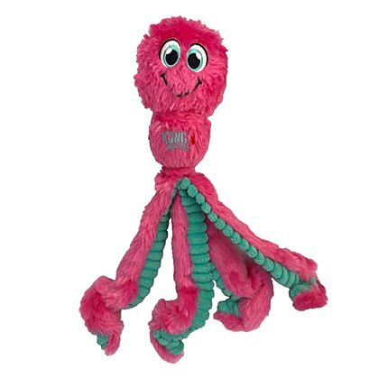 KONG, Wubba OCTOPUS Assorted Colours Dog Toy, LARGE, 33.6CM (13.25in)