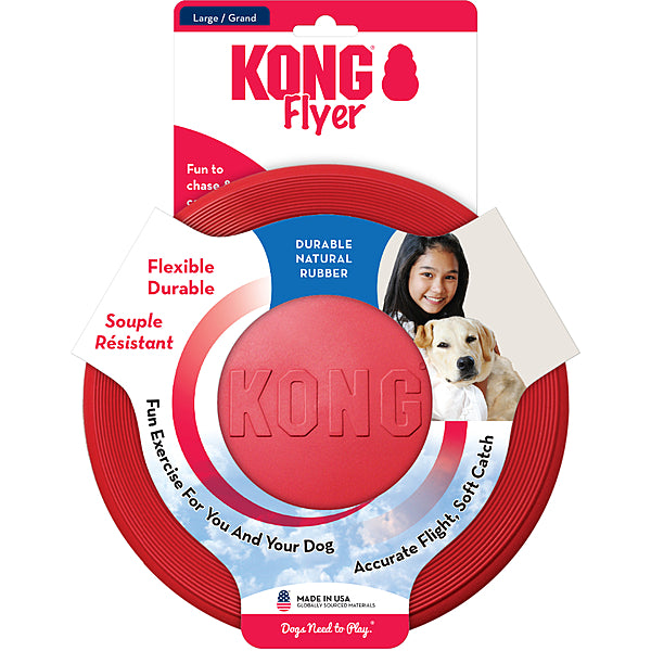 *DNR* 20% OFF - KONG - Flyer Dog Toy - LARGE - 23CM (9in)