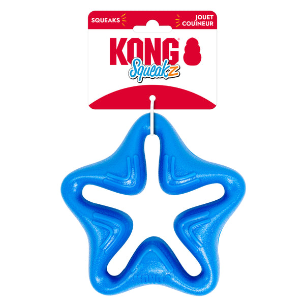 KONG, Squeakz Star Dog Toy, MEDIUM, 15.2CM (6in)