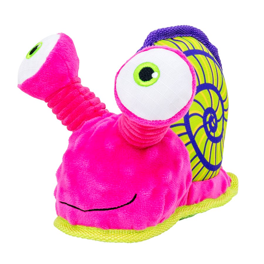 KONG - Tropics Rattlez Snail Dog Toy - MEDIUM/LARGE - 19CM (7.5in)