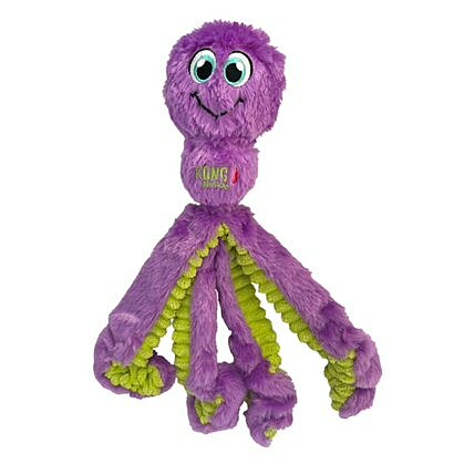 KONG, Wubba OCTOPUS Assorted Colours Dog Toy, LARGE, 33.6CM (13.25in)
