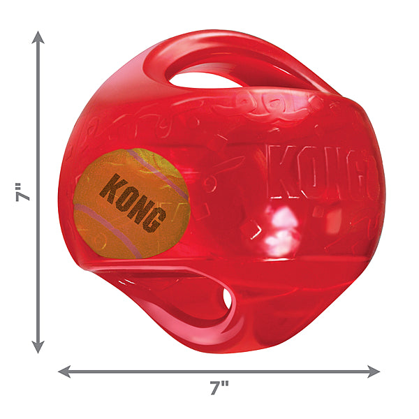 Kong, Jumbler Two-In-One Ball Dog Toy, LARGE/XLARGE, 18CM (7in)