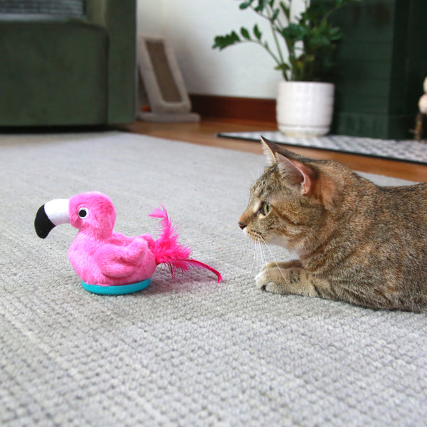 Mad Cat - Sassy Scoocher Flamingo Cat Toy