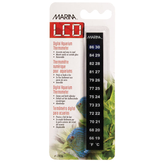 Marina - LCD Aquarium Thermometer - 19 to 30° C (66 to 88° F)