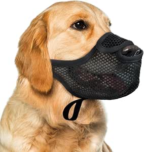 Breathable Dog Mesh Muzzle (for Scavenging, veterinary etc.) - size Small