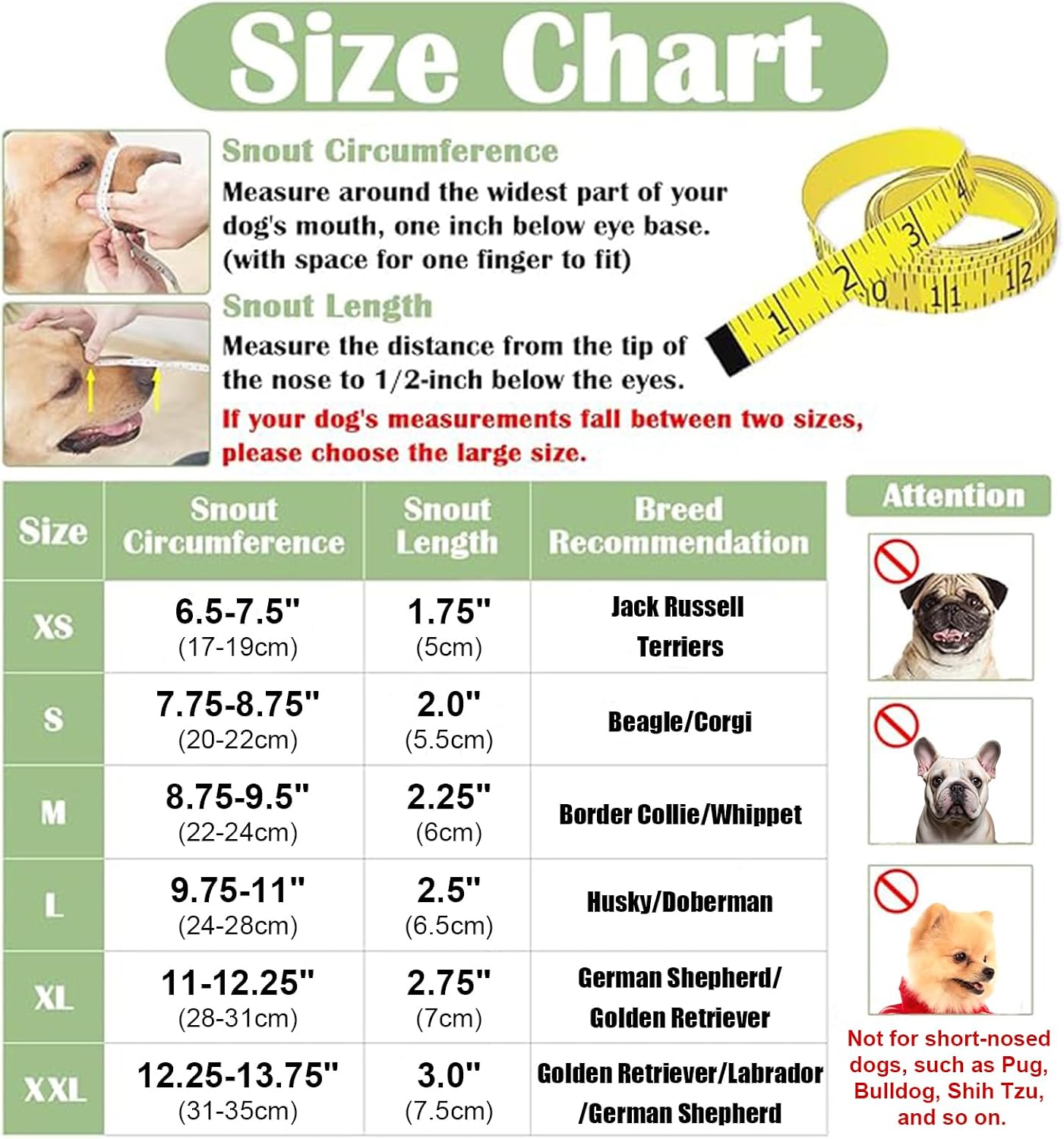 Breathable Dog Mesh Muzzle (for Scavenging, veterinary etc.) - size Small