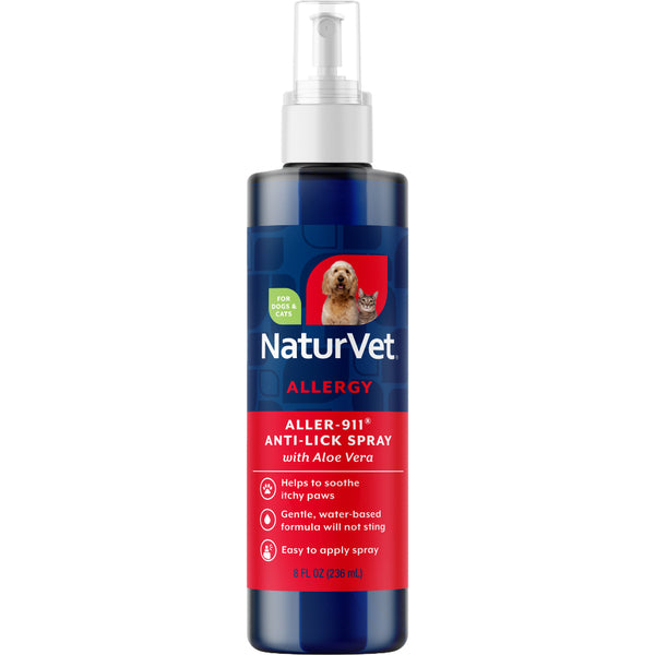 *PREORDER* NaturVet - Aller-911 Anti-Lick Paw Spray - 236ML (8oz)