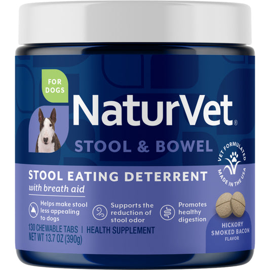 *DNR* NaturVet - Coprophagia Deterrent - 390GM (13.7oz) - 130CT