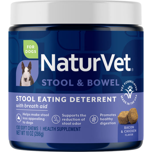 *DNR* NaturVet - Soft Chew Coprophagia Deterrent & Breath - 286GM (10oz) - 130CT