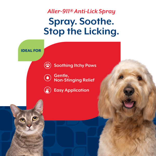 *PREORDER* NaturVet - Aller-911 Anti-Lick Paw Spray - 236ML (8oz)