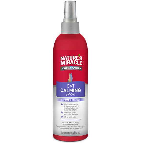 *PREORDER* Nature's Miracle - Advanced Platinum Calming Spray for Cats - 236ML (8oz)