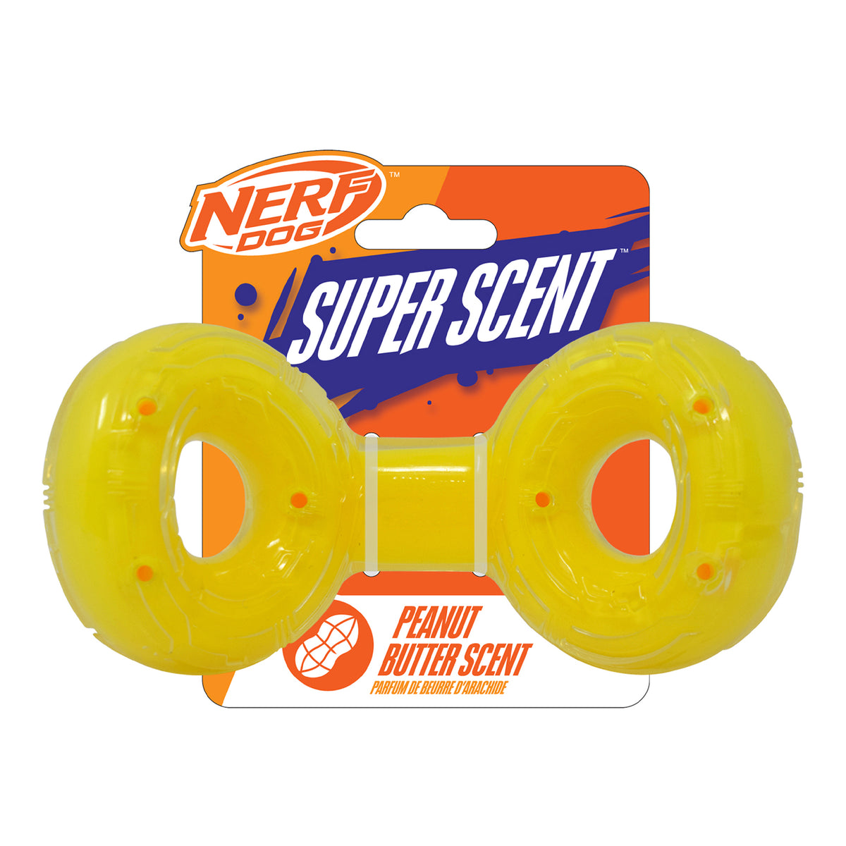 *DISC* Nerf - Scentology Tug Dog Toy - PEANUT BUTTER SCENTED