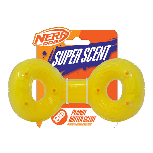 *DISC* Nerf - Scentology Tug Dog Toy - PEANUT BUTTER SCENTED