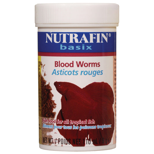 *PREORDER* Nutrafin - Basix Freeze Dried Blood Worm - 9GM (0.3oz)