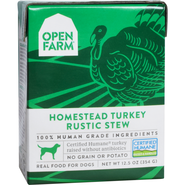 Open Farm, TURKEY Rustic Stew Wet Dog Food, 354GM (12.5oz)