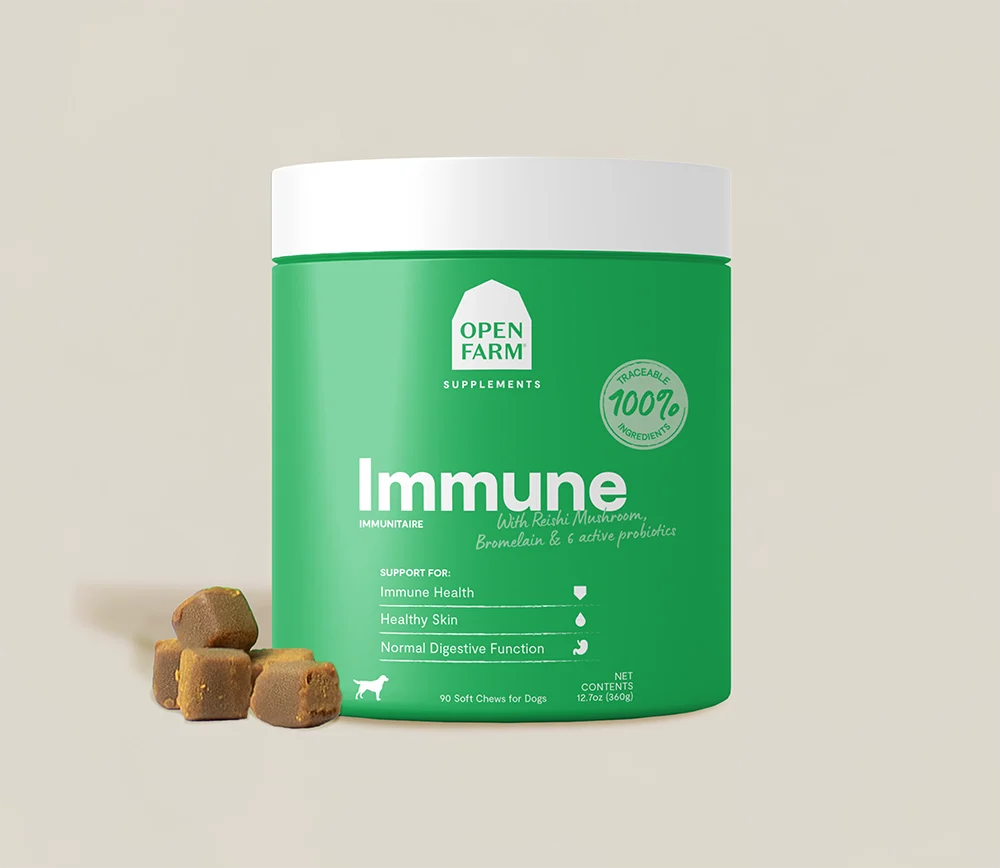 Open Farm - Supplement IMMUNE Chews for Dogs - 360GM (12.7oz) - 90CT
