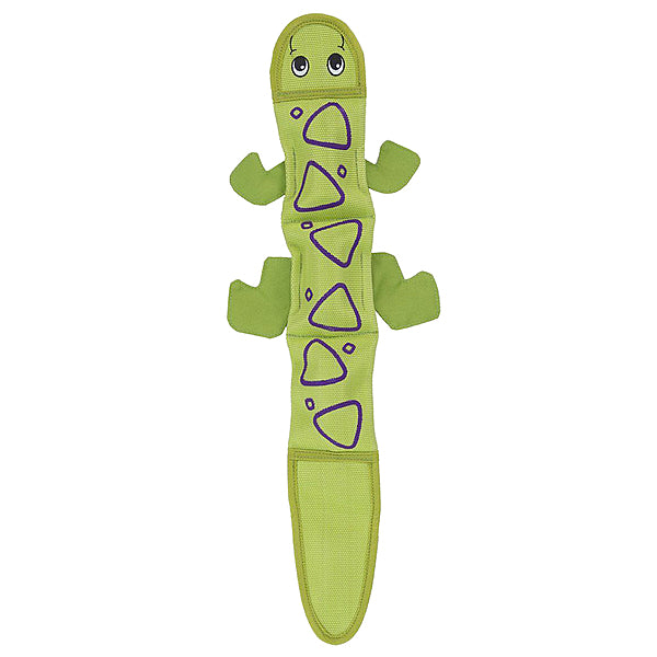 *S.O. - Up to 2 Week Wait* Outward Hound - Fire Biterz Lizard 3 Squeaks Dog Toy - GREEN - 60.5CM (23.8in)