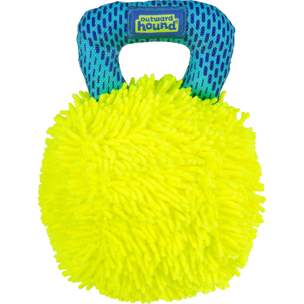 Outward Hound - Flyfetch Giggle Ball Dog Toy - YELLOW - MEDIUM