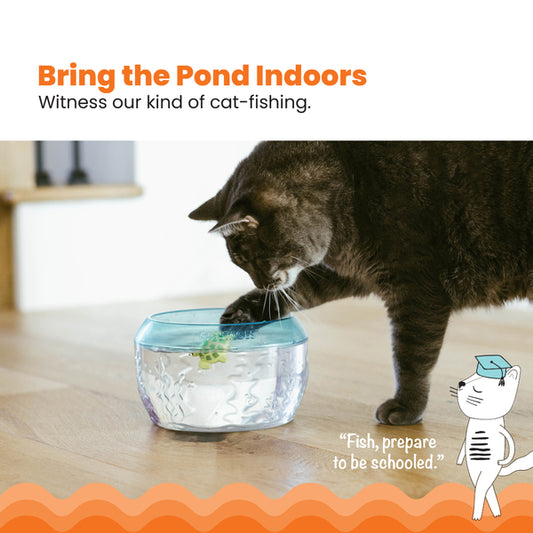 Outward Hound - Meow-Smorizing Fish Bowl | Cat