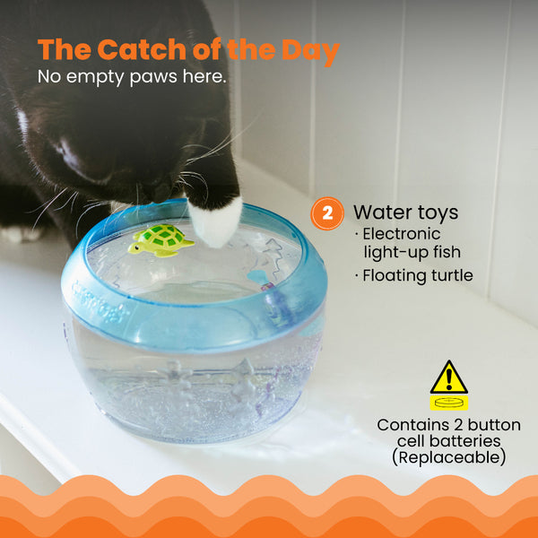 Outward Hound - Meow-Smorizing Fish Bowl | Cat