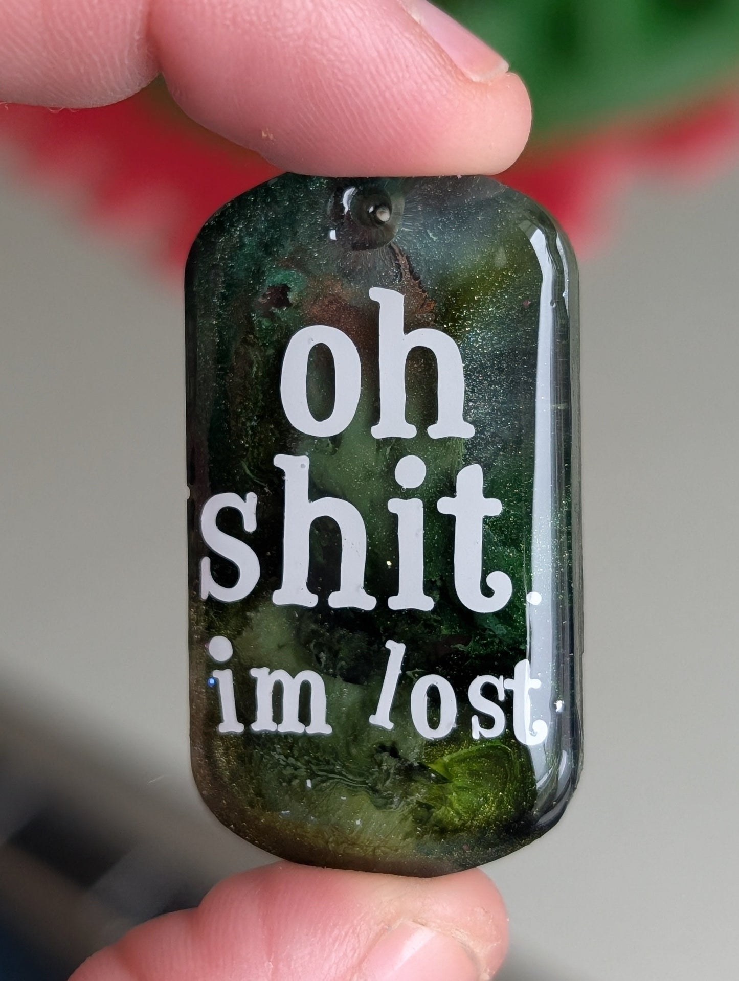 Handmade by Barks - Custom Resin Pet Name Tags