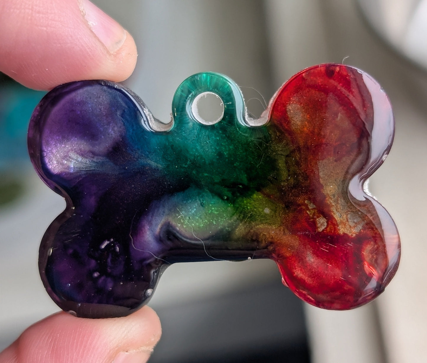 Handmade by Barks - Custom Resin Pet Name Tags
