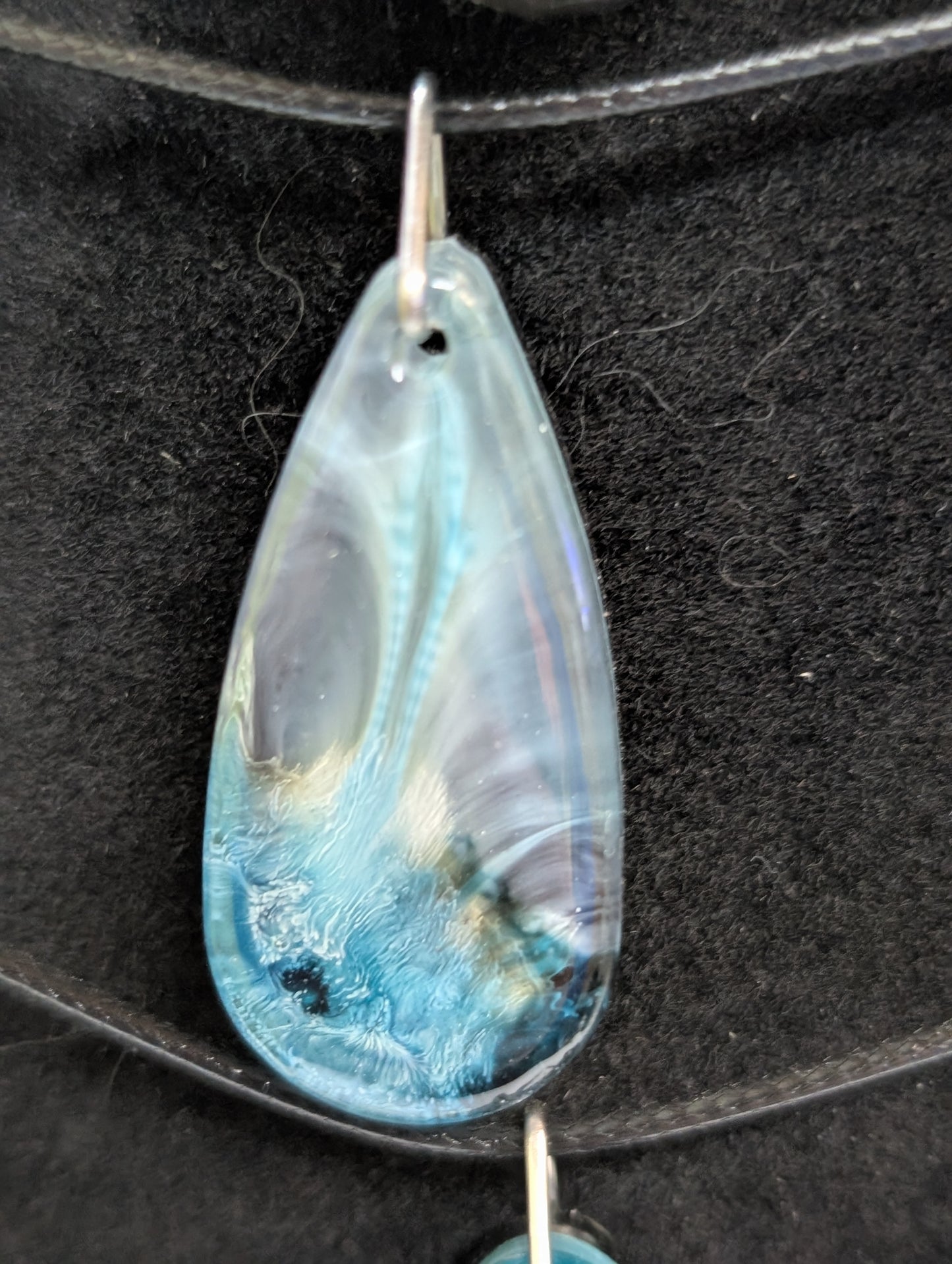 Resin Art Pendant Necklace - Handmade by Sarah (KAAP Fundraiser)