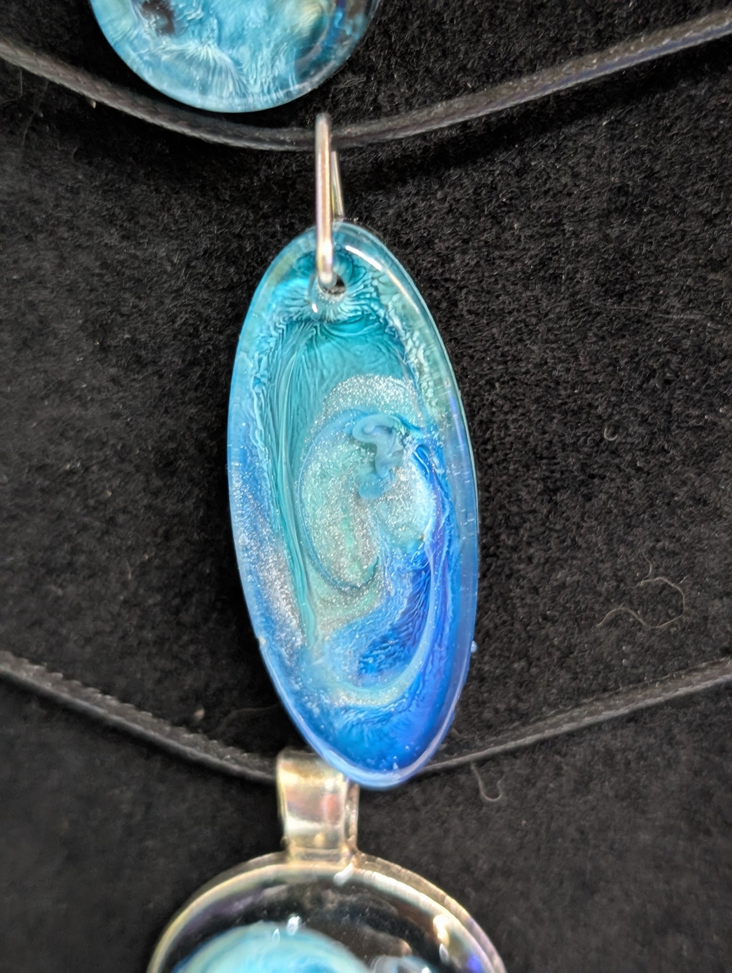 Resin Art Pendant Necklace - Handmade by Sarah (KAAP Fundraiser)