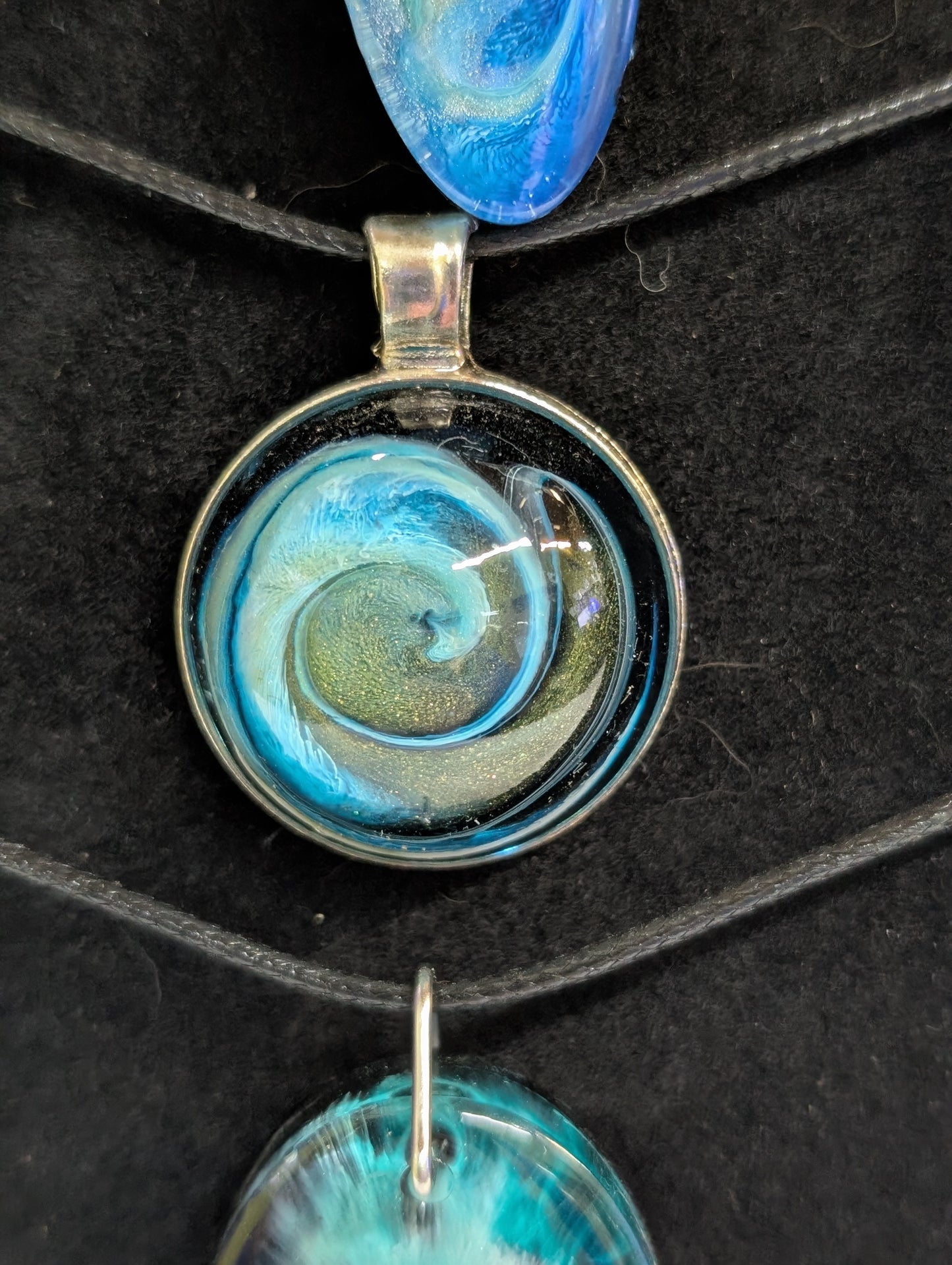 Resin Art Pendant Necklace - Handmade by Sarah (KAAP Fundraiser)