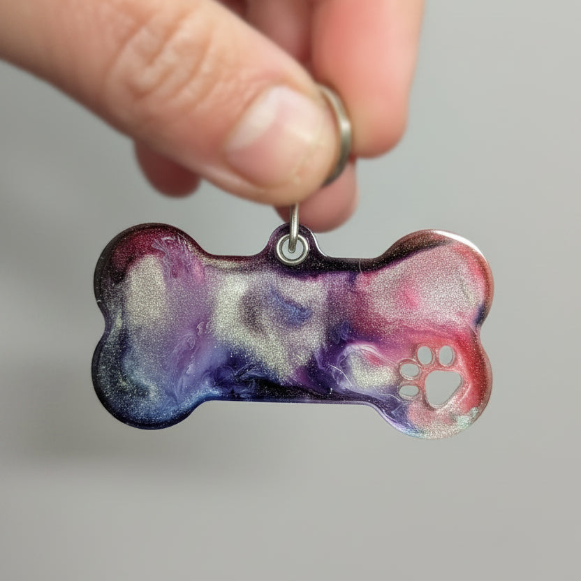 Handmade by Barks - Custom Resin Pet Name Tags