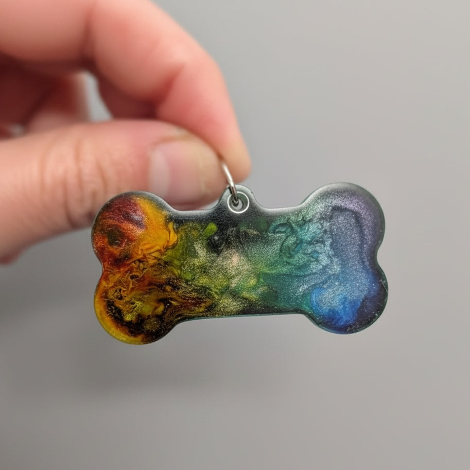 Handmade by Barks - Custom Resin Pet Name Tags