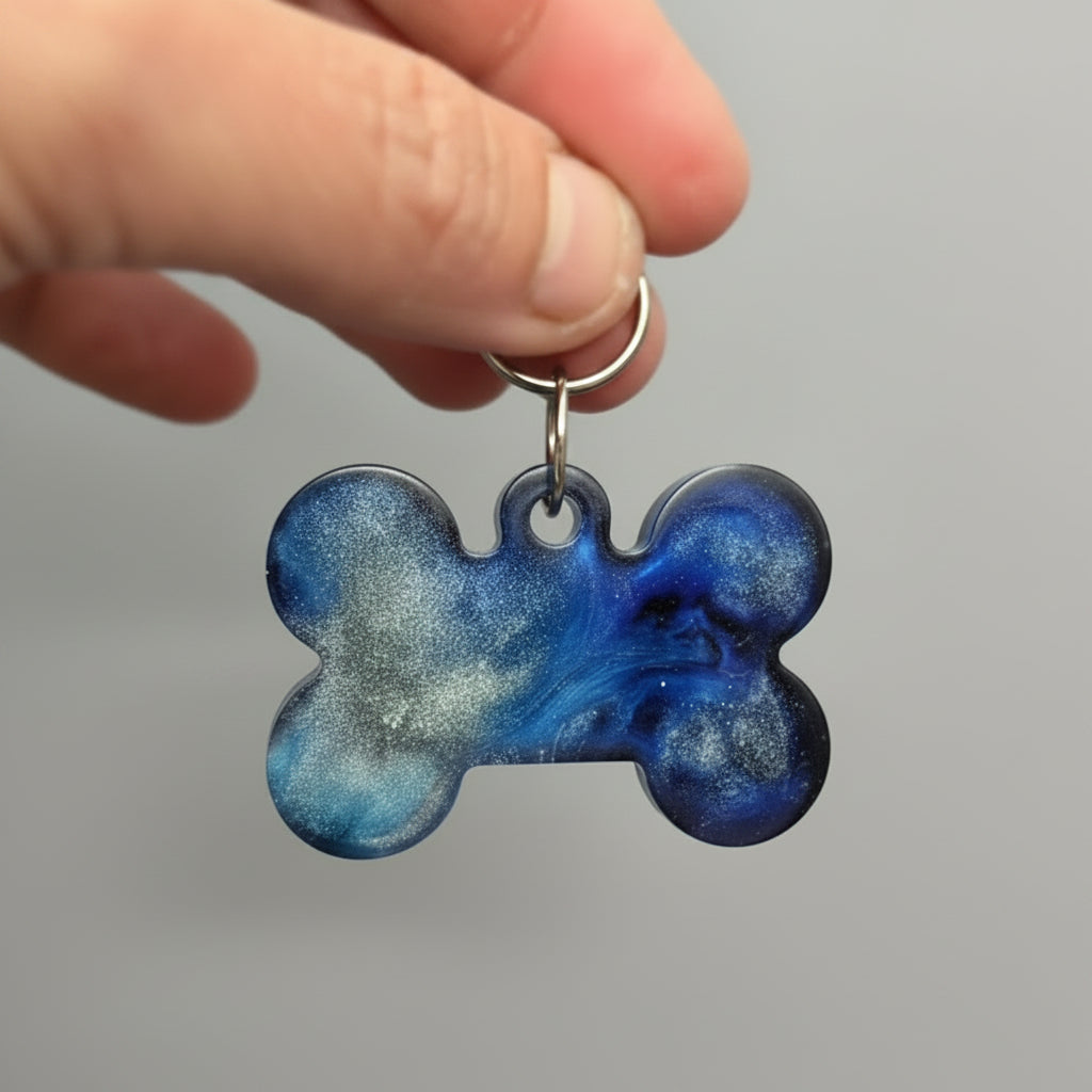 Handmade by Barks - Custom Resin Pet Name Tags
