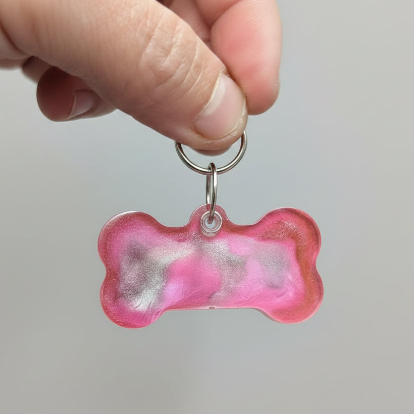 Handmade by Barks - Custom Resin Pet Name Tags