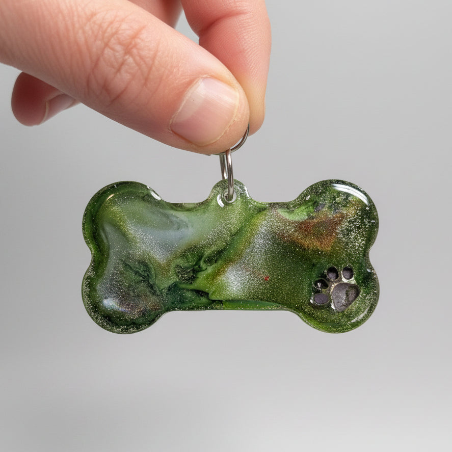 Handmade by Barks - Custom Resin Pet Name Tags