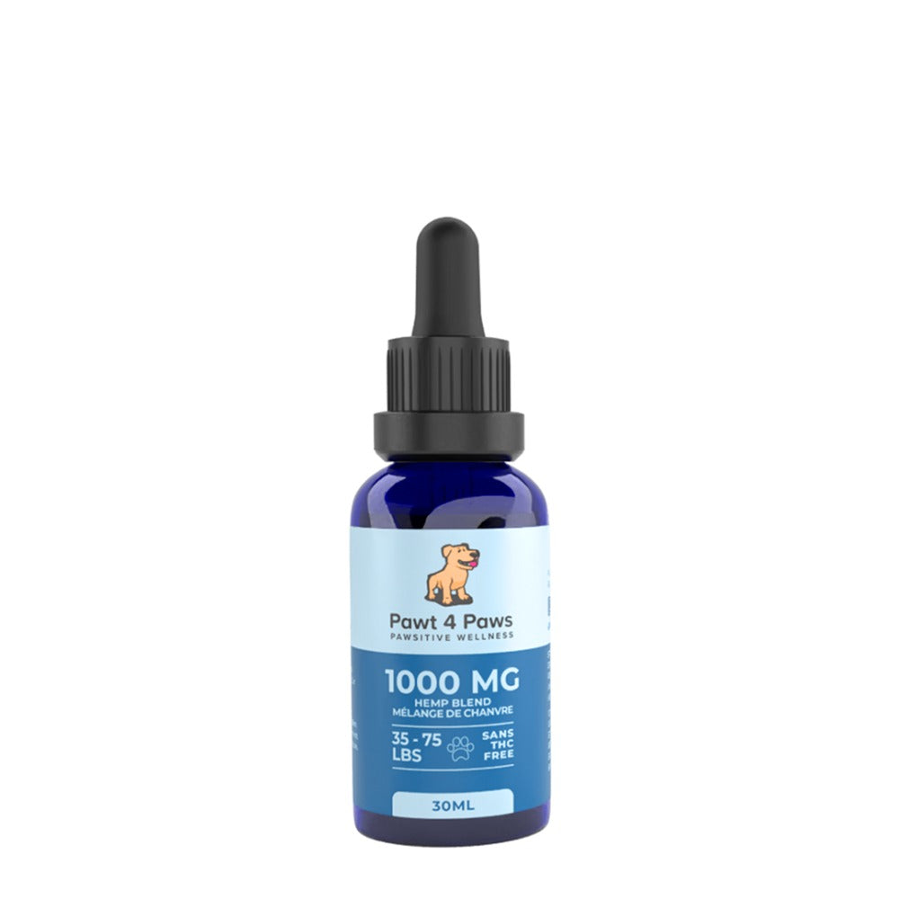 Pawt 4 Paws - CBD Oil for Medium Dogs - 1000MG - 30ML