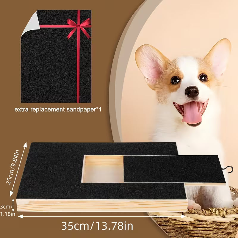 Pet Life Products - Wooden Dog Scratching Board - 35.5CM (14in)