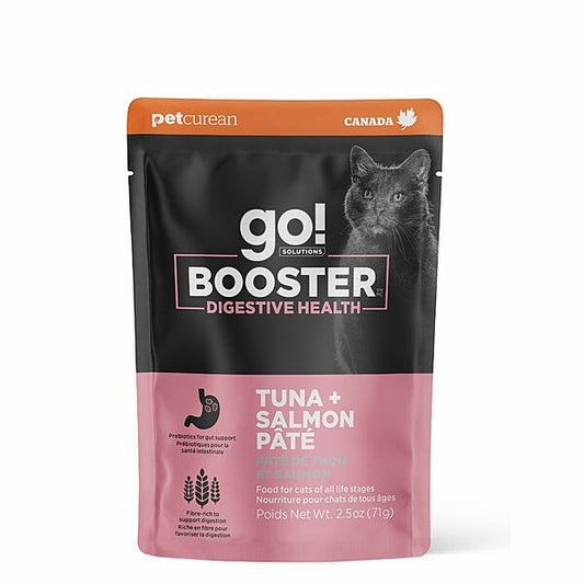 *DNR* Petcurean - GO! Digestive TUNA and SALMON Pate Wet Cat Food - 71GM (2.5oz)