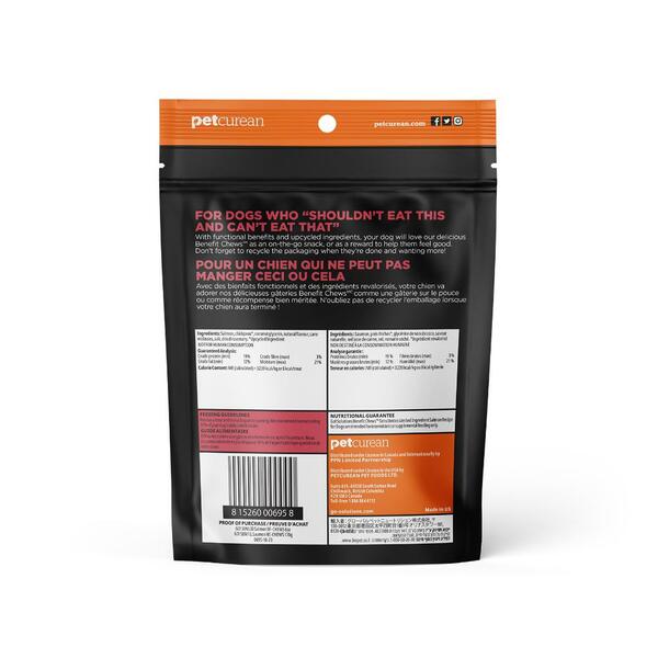 Petcurean, GO! Benefit Chews Sensitivities LID SALMON Dog Treat, 170GM (6oz)