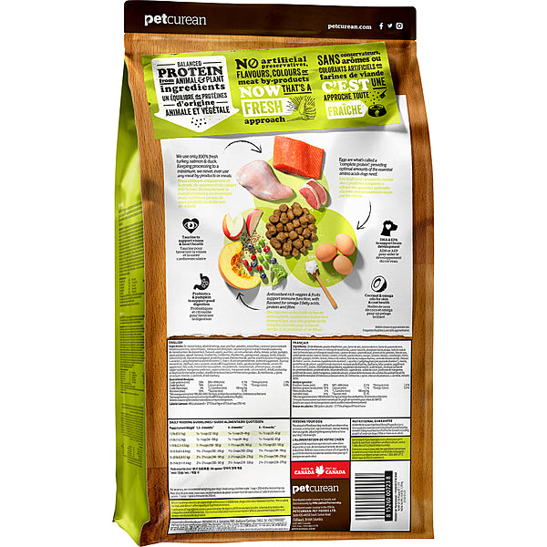 Petcurean - NOW TURKEY SALMON DUCK SMALL BREED Dry Puppy Food - 5.44KG (12lb)