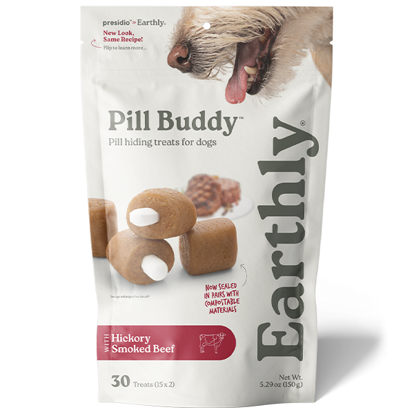 *PREORDER* Presidio - Pill Buddy Naturals HICKORY SMOKED BEEF Dog Treat - 150GM (5.29oz) - 30CT