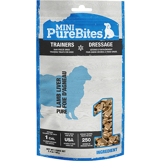 Purebites - Trainers LAMB Mini Dog Treat - 68GM (2.4oz)