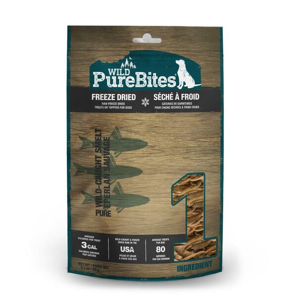 Purebites - Wild SMELT Dog Treat - 60GM (2.1oz)