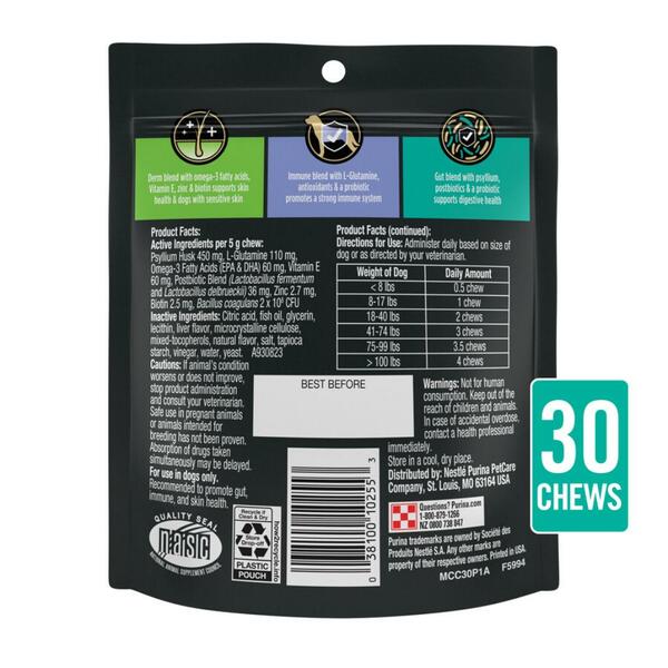 Purina - ProPlan Multi Care Chew for Dogs - 150GM (5.29oz) - 30PK